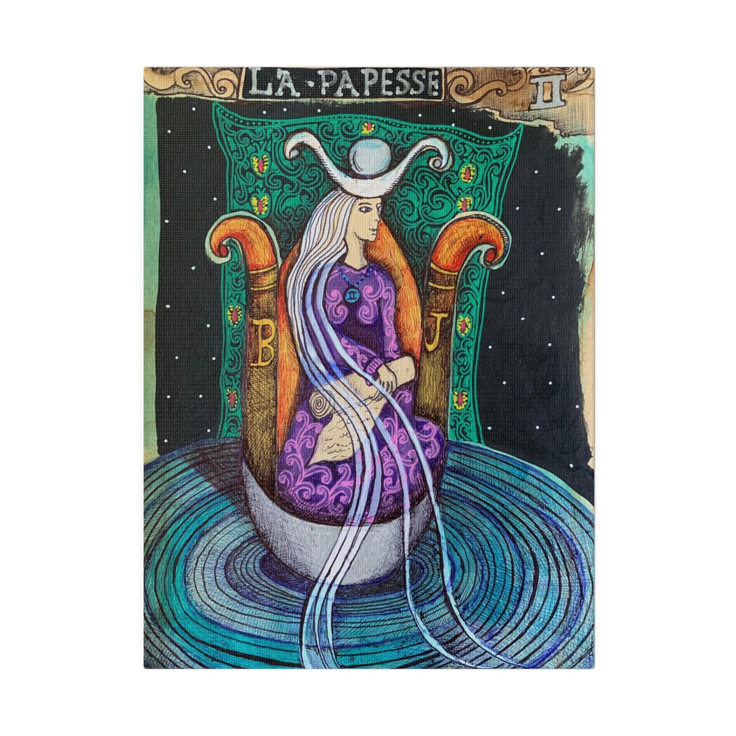 Tarot Canvas, Stretched, 0.75"